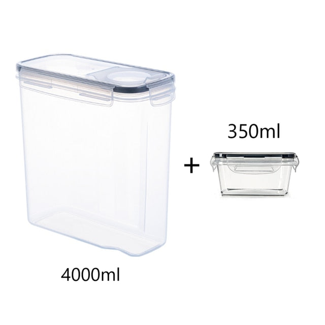 Food Storage Container with Lid, Leak Proof Snap Lock, BPA Free