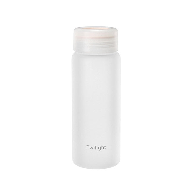 Frosted Matte Clear Glass Water Bottle 420ml
