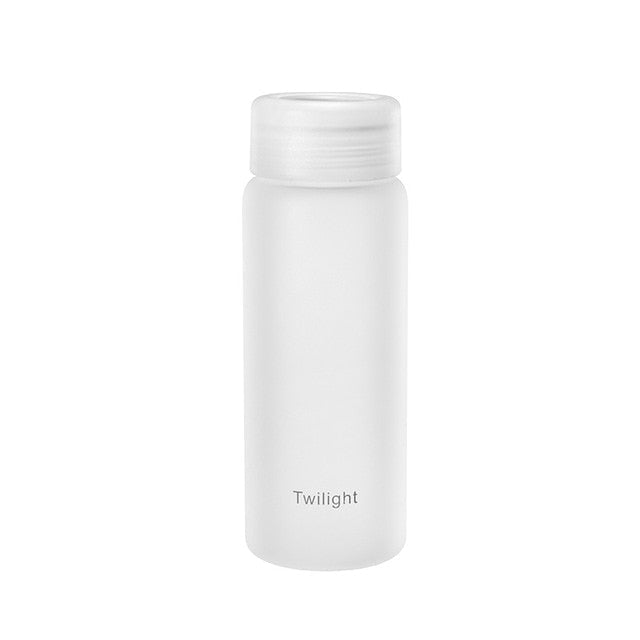 Frosted Matte Clear Glass Water Bottle 420ml