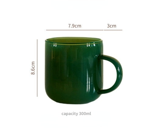 Retro Glass Cup Heat resistant