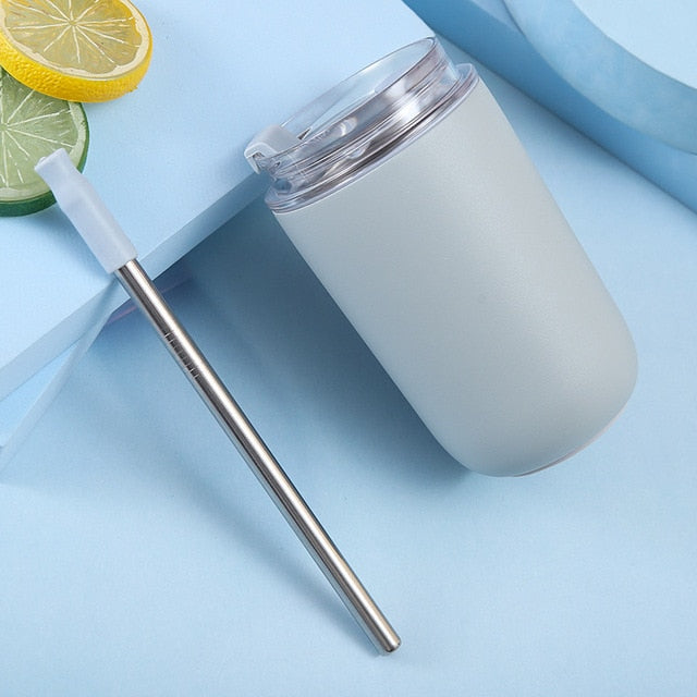 Mini Thermal Cup with Straw