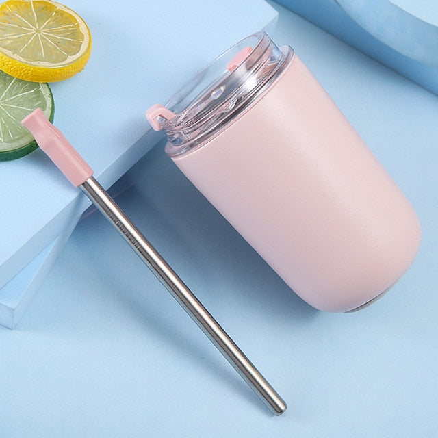 Mini Thermal Cup with Straw