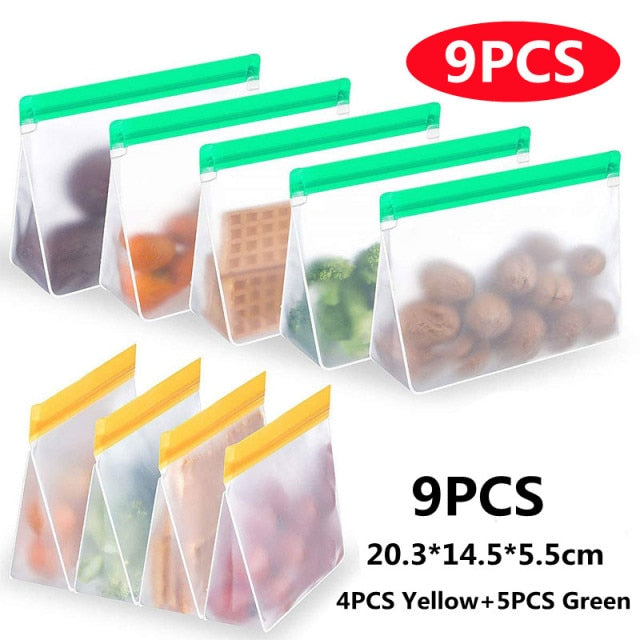 Reusable PEVA Food Storage Bag